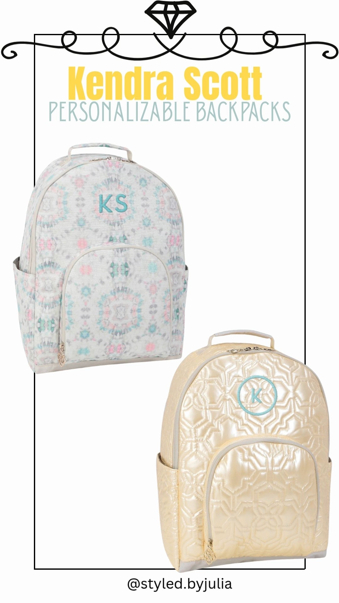Kendra Scott kids backpack back to school bag travel personalizable backpacks pottery barn

#LTKKids #LTKItBag #LTKFamily