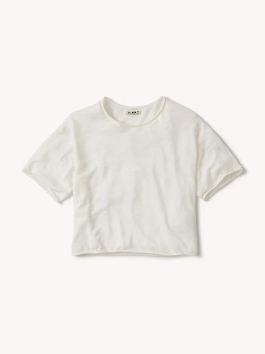 Natural Lighthouse Linen Roll Neck Tee | Buck Mason | Buck Mason