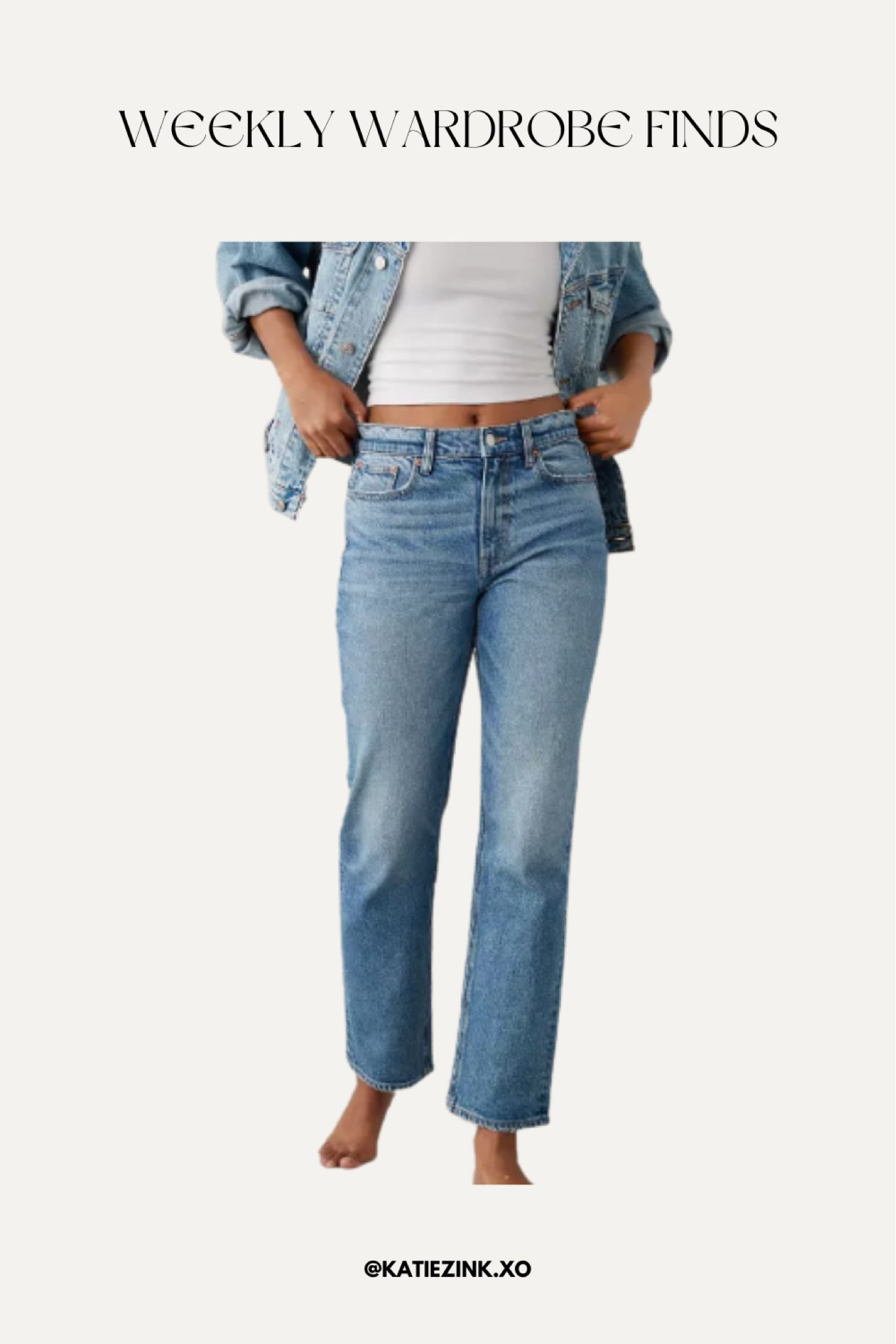 A wardrobe staple, the classic straight leg denim. 

#LTKsalealert #LTKfindsunder50 #LTKstyletip