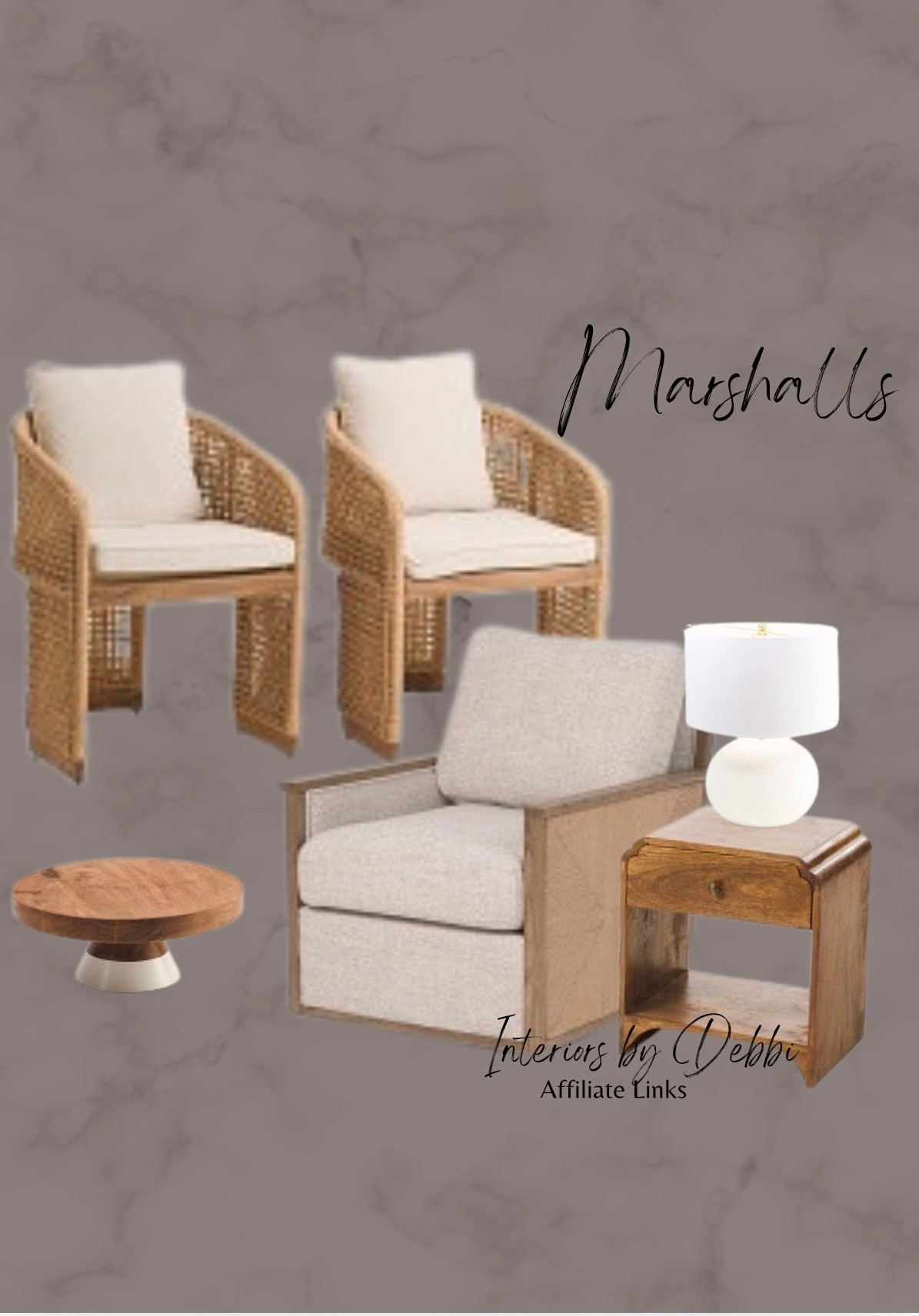 Marshall’s Finds
Wicker chairs, accent chair, side table, lamp, transitional home, modern decor, amazon find, amazon home, target home decor, mcgee and co, studio mcgee, amazon must have, pottery. barn, Walmart finds, affordable decor, home styling, budget friendly, accessories, neutral decor, home finds, buy new arrival, coming soon, sale alert, high end look for less, Amazon favorites, Target finds, cozy, modern, earthy, transitional, luxe, romantic, home decor, budget friendly decor #marshalls

#LTKHome #LTKSeasonal