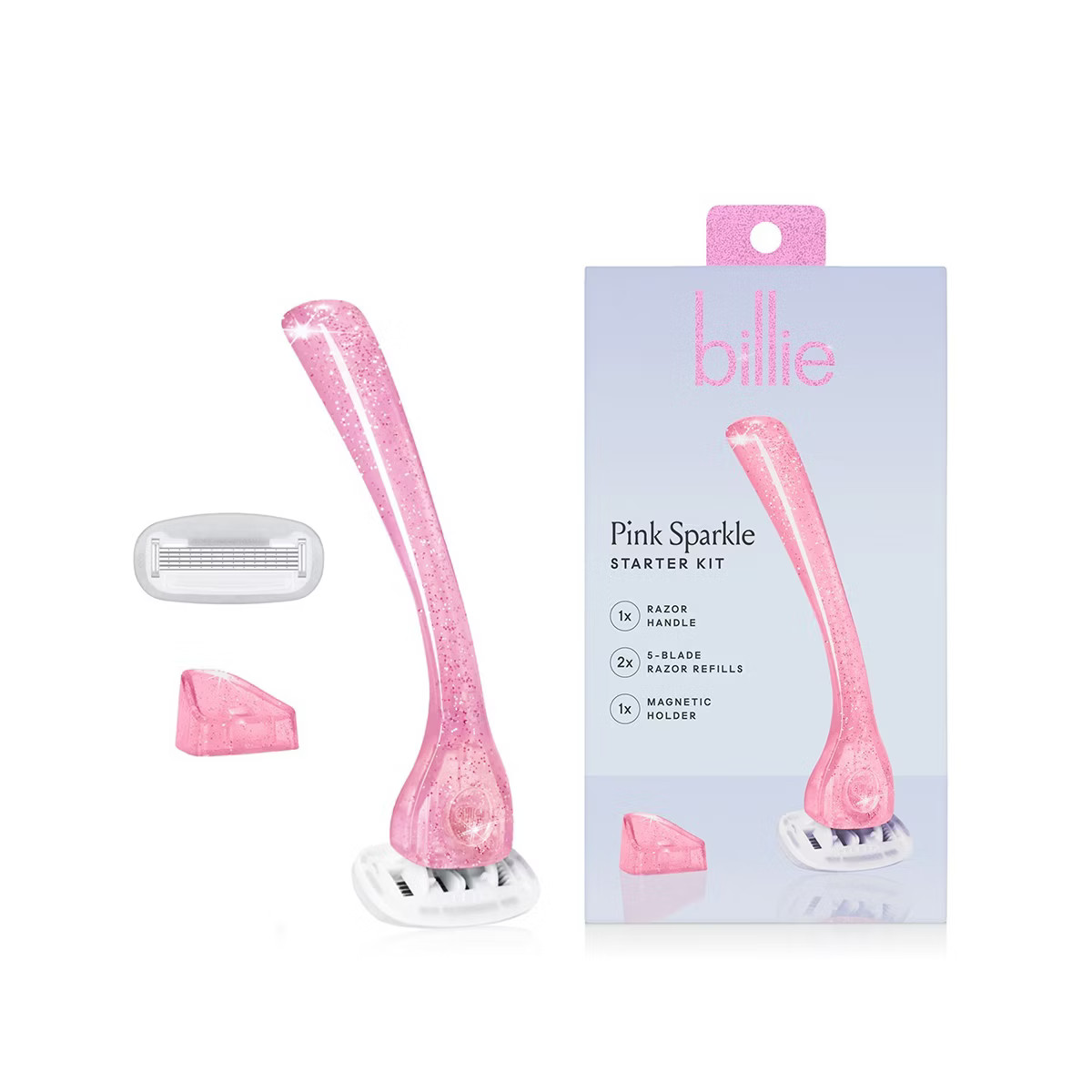 Billie Handle with Magnetic Holder Women 5 Blade Refills Reusable Razor | Target