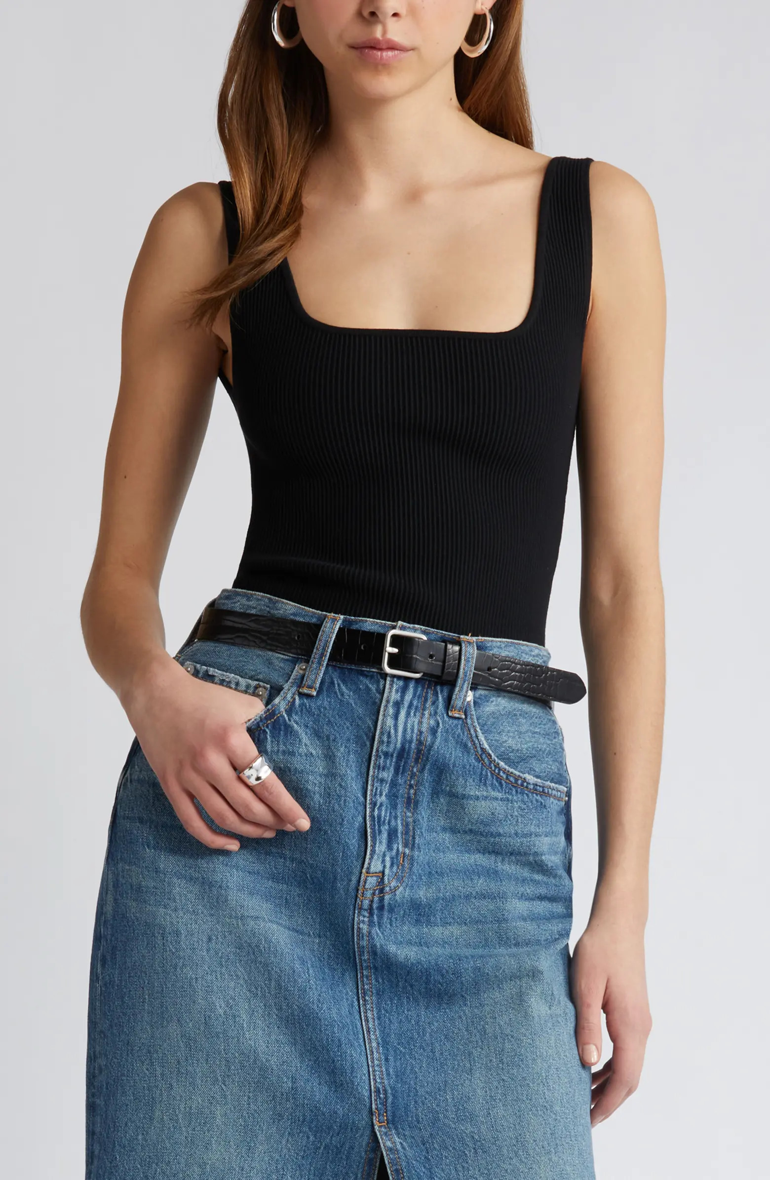 Luxe Sculpt Rib Tank | Nordstrom