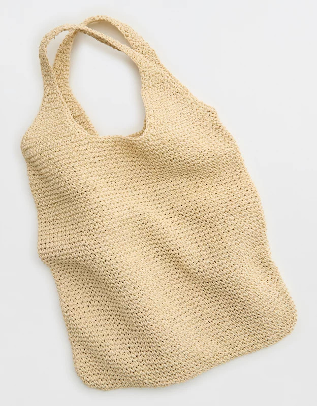 Aerie Oversized Straw Bag | Aerie