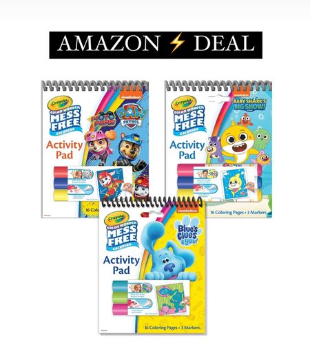 LIGHTNING DEAL ⚡️ These mess free activity books are 45% off and SO great for travel! ✈️ 

#LTKkids #LTKsalealert #LTKfamily