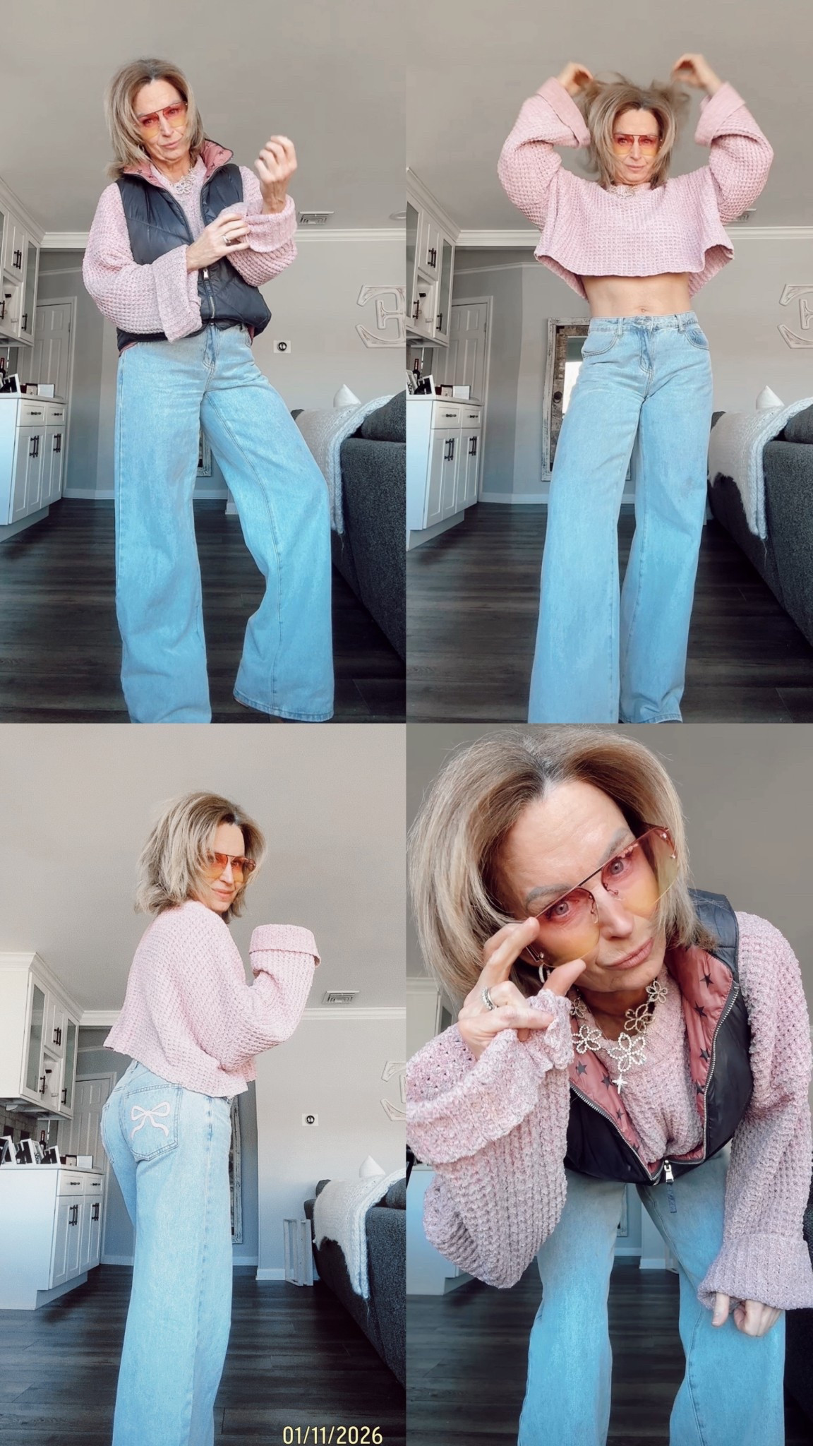 Pretty in Pink 
Size Medium for all

#LTKOver40 #LTKgrwm #LTKdayinmylife