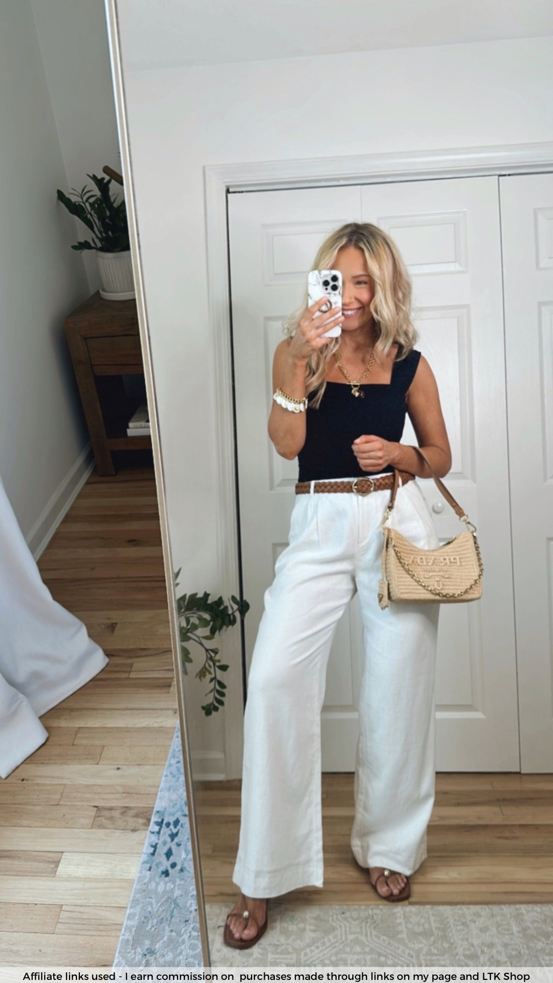 Europe vacation outfit
Neutral outfit
White linen pants 