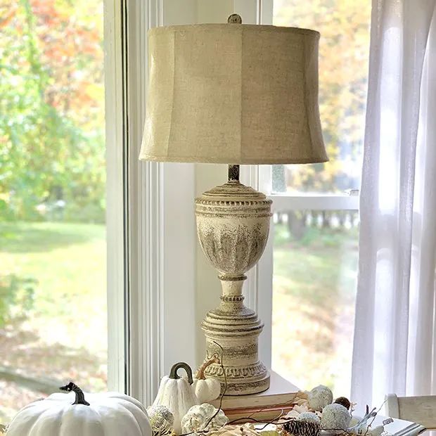 Manor Home Table Lamp Set of 2 | Antique Farm House