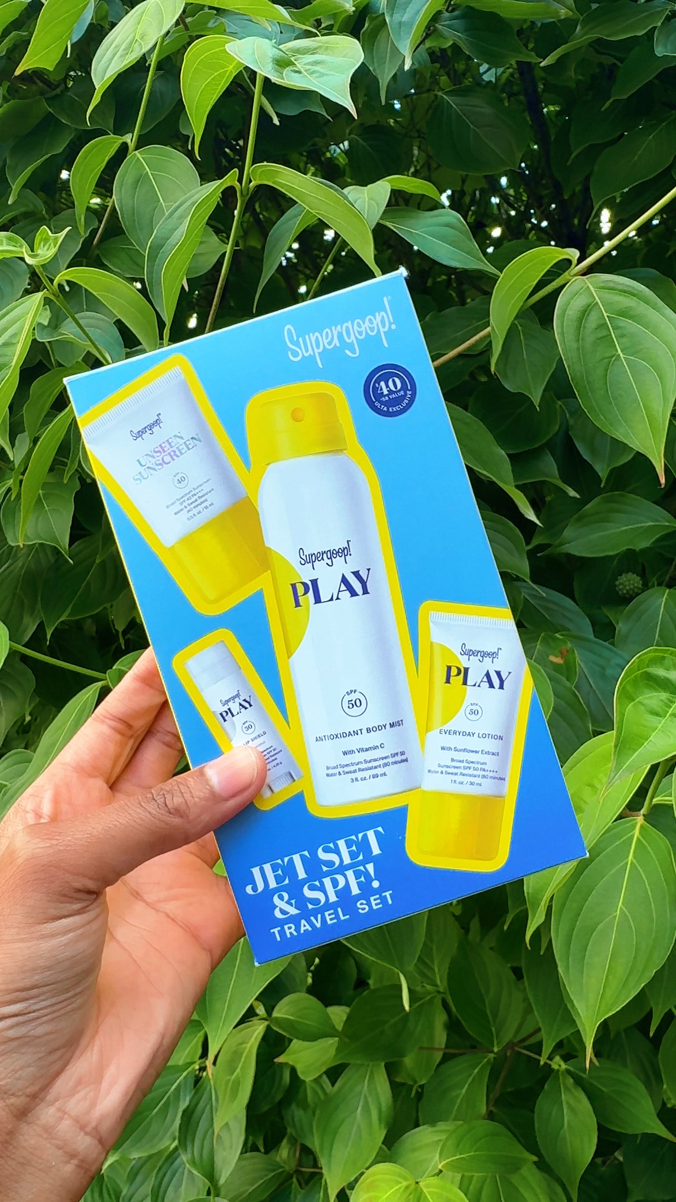 It’s officially Summer which means we need to protect our skin even more and supergoop has us covered!

I picked up this kit from Ulta for $40 this past weekend which is such a good buy for anyone who is looking to try a new sunscreen, you’re headed out and you need minis, and also great for traveling!


#LTKVideo #LTKSummerSales #LTKBeauty