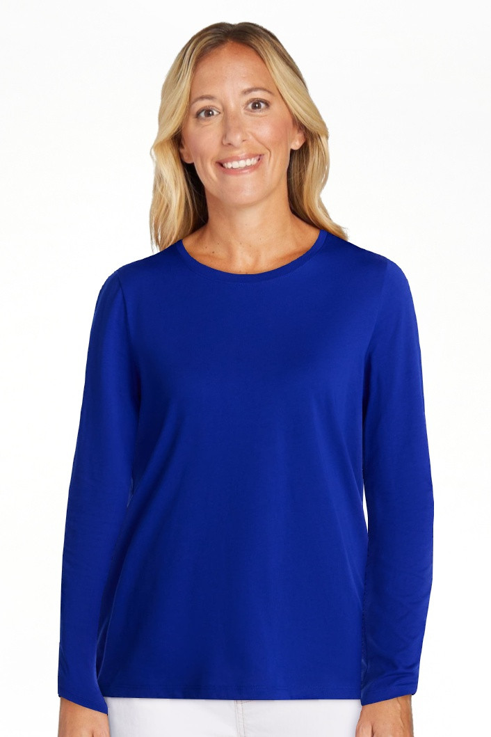 Scenario Women's Cotton Crewneck Tee with Long Sleeves, Sizes XS-XXXL | Walmart (US)