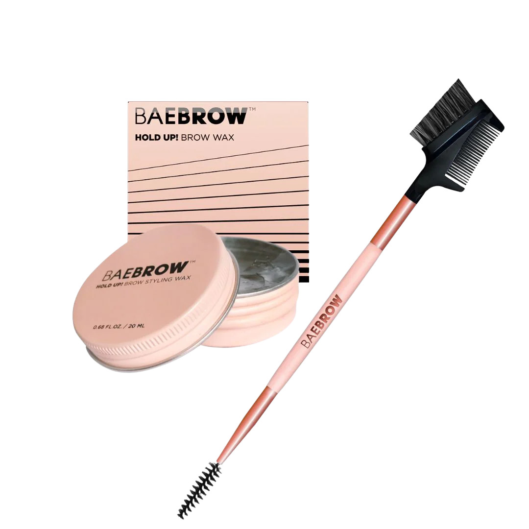 HOLD UP! Flexible Brow Wax + Multitasker Brush | BAEBROW