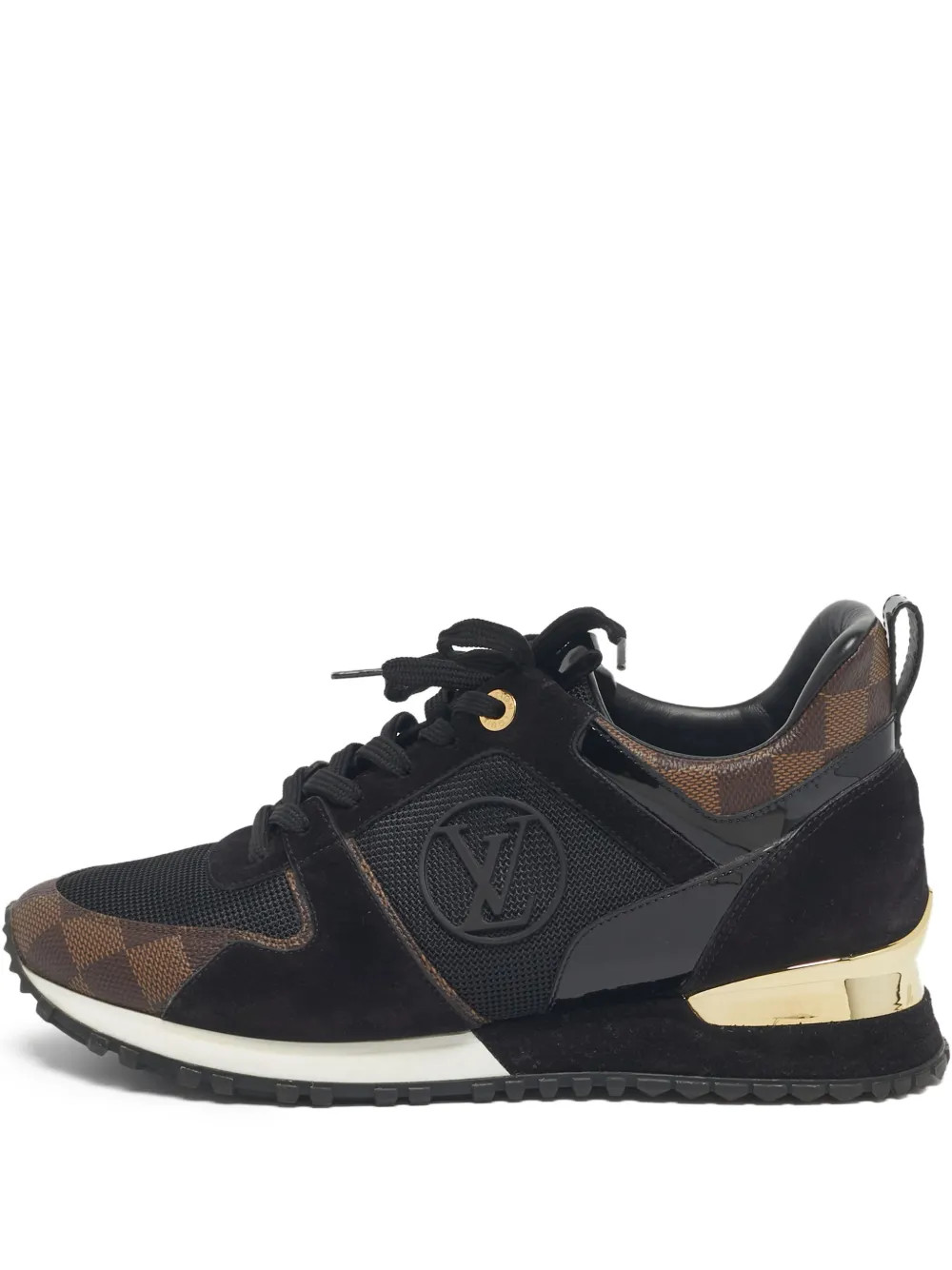 Louis Vuitton Pre-Owned Run Away Sneakers | Black | FARFETCH | Farfetch Global