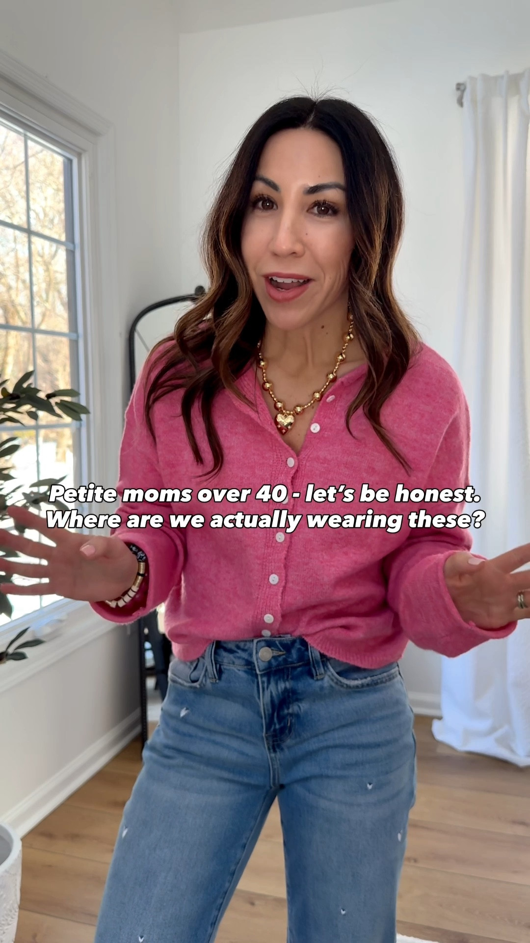 5 spring outfits and where I would actually wear them to. @shop_avara is bringing all the spring cuteness right now. Jeans, spring tops, spring dresses. Cute but keeping them realistic for those everyday outfits! 

Jeans 25. Heart jeans I cut. Tops small. Dresses small. Sandals TTS. Bracelets code houdeofleo20. 

#LTKOver40 #LTKPetite