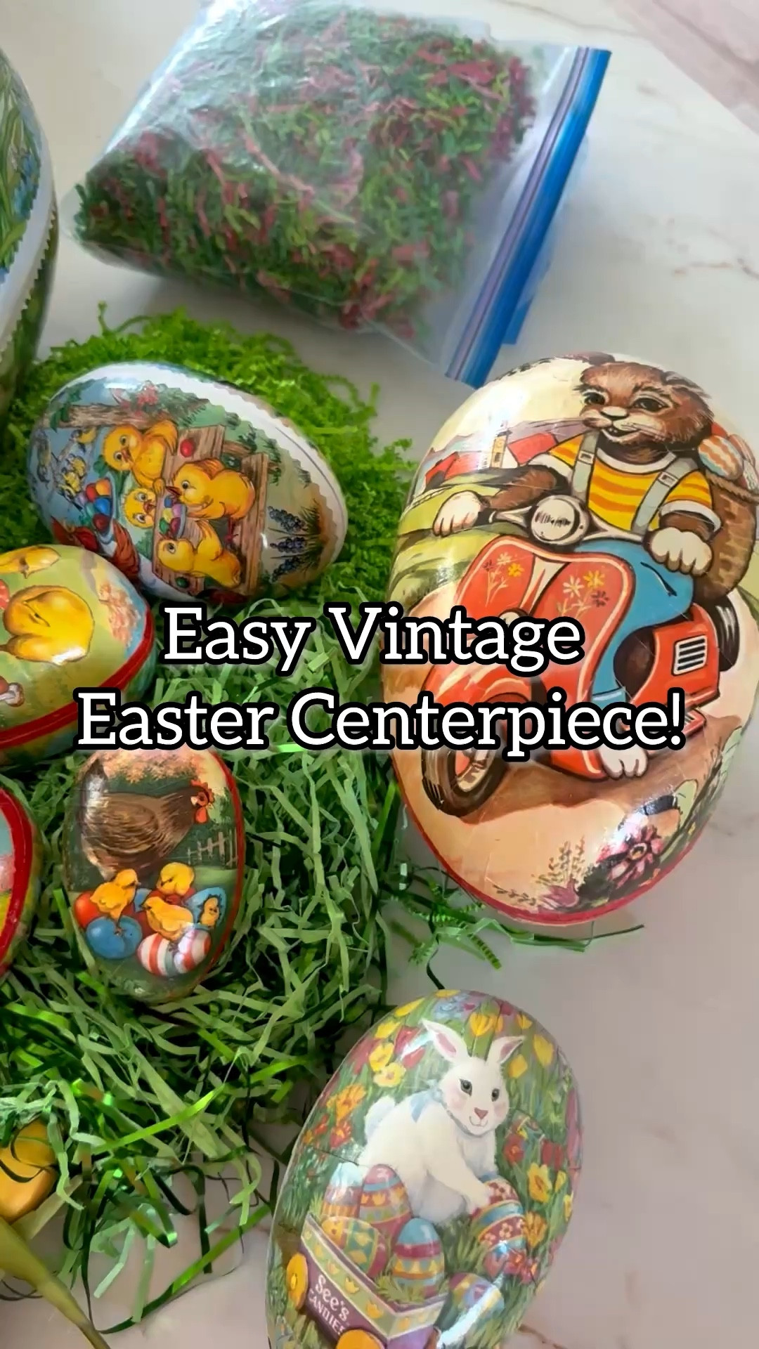 Everything you need to create your own vintage Easter centerpiece! You might have some of these things on hand already, and you can always lee an eye out for the Easter eggs at your local thrift & antique stores! 

#LTKspring #LTKHome #LTKspringtrends
