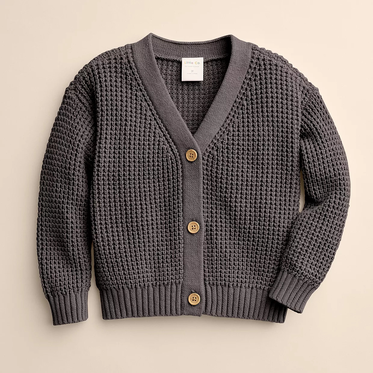 Baby & Toddler Little Co. by Lauren Conrad Relaxed Waffle Cardigan | Kohl's