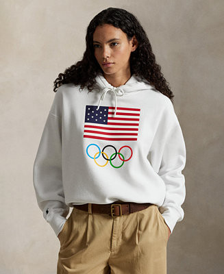 Polo Ralph Lauren Women's Team USA Fleece Hoodie - Macy's | Macy's