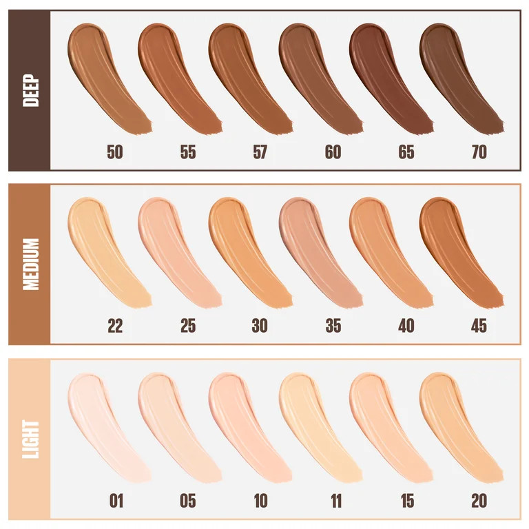 Maybelline Fit Me Liquid Concealer Makeup, Natural Coverage, Oil-Free, Light, 0.23 fl oz | Walmart (US)