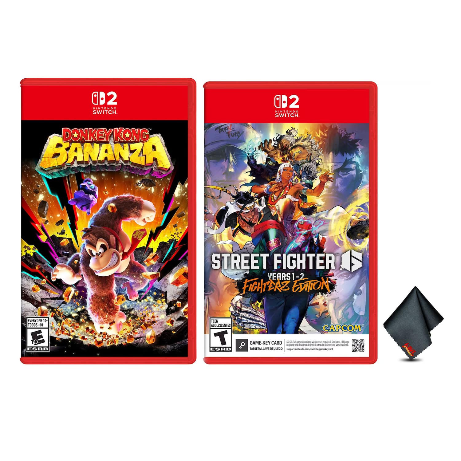 Donkey Kong Bananza for Switch 2 and Street Fighter 6 Year 1-2 Fighters Edition Bundle - Nintendo Switch 2 | Best Buy U.S.