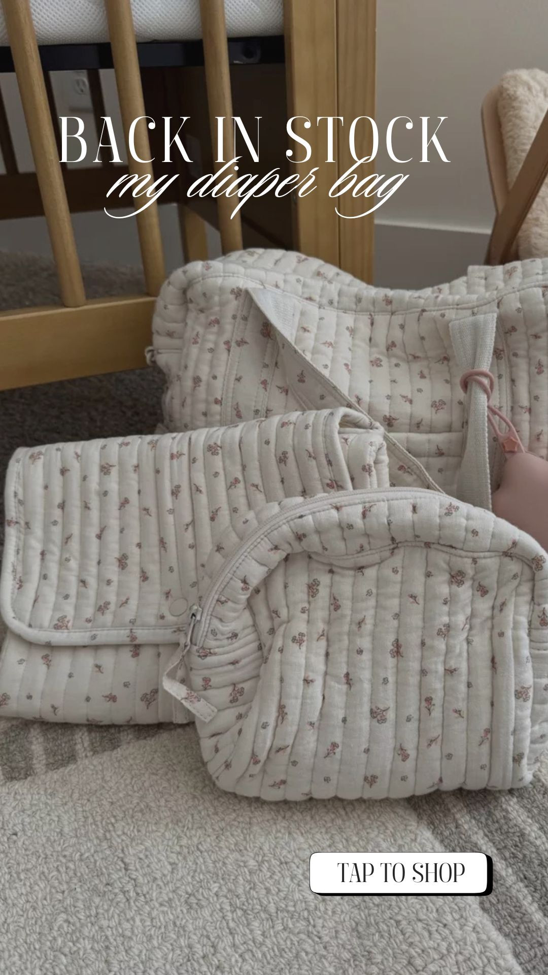 Back in stock! The best diaper bag under $100!  

 #LTKFindsUnder100 #LTKBaby