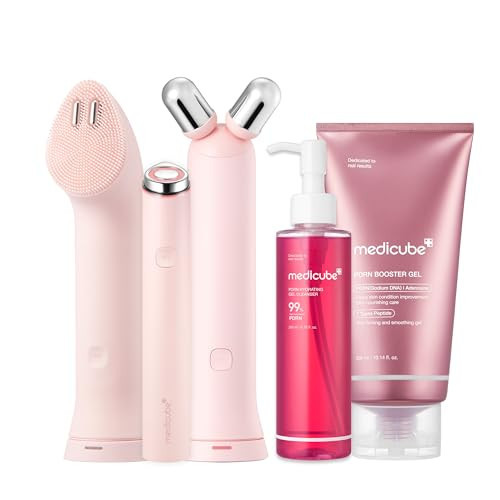 medicube Mini Booster Pro Pink Set - PDRN Jelly Foam Cleanser & Booster Gel | Amazon (US)
