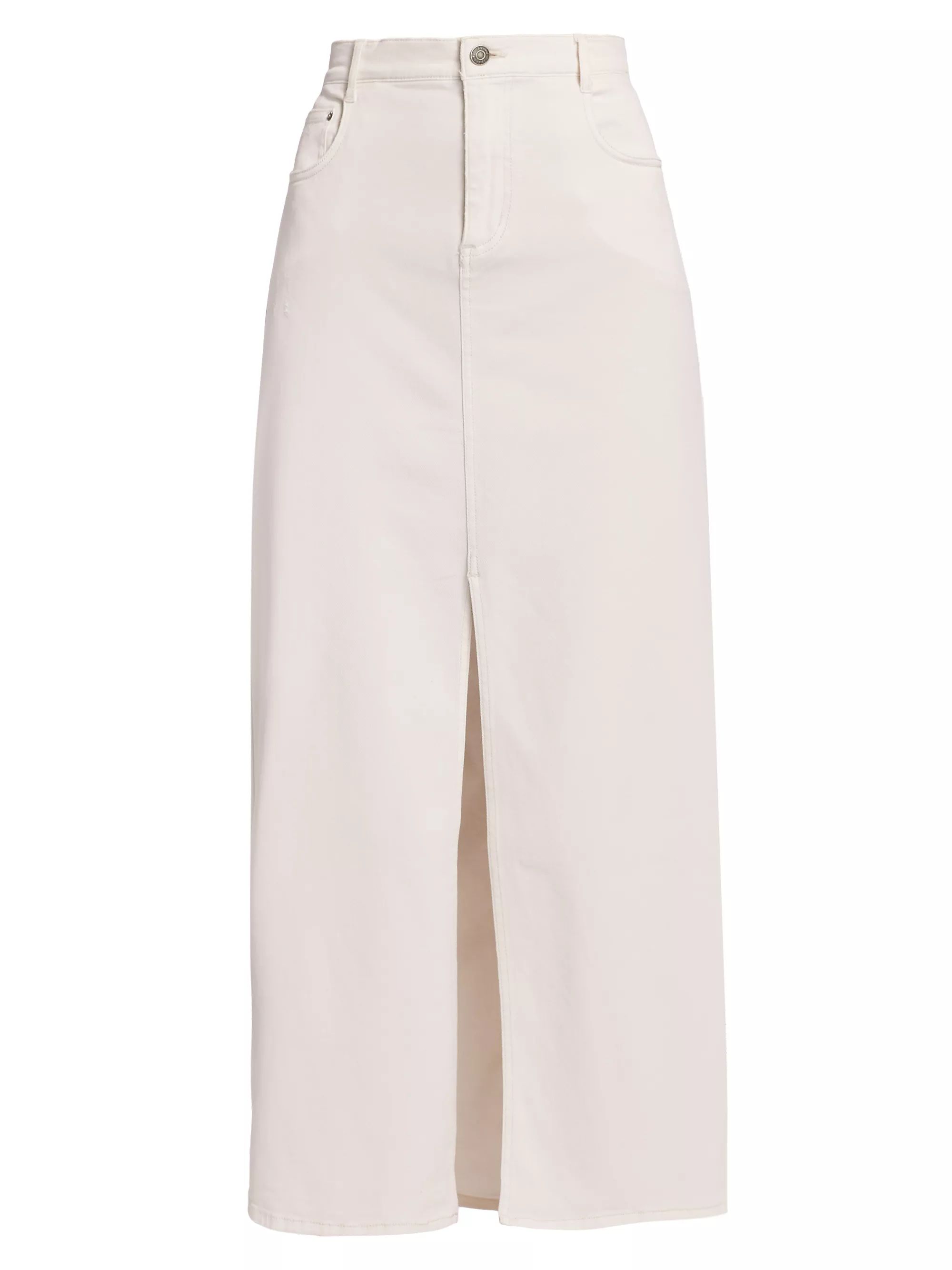 Shop Splendid Rhiannon Denim Maxi Skirt | Saks Fifth Avenue | Saks Fifth Avenue