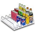 Fully Assembled Drink Beverage Fridge Organizer, Automatic Self-Pusher Glide, Adjustable Width, S... | Amazon (US)
