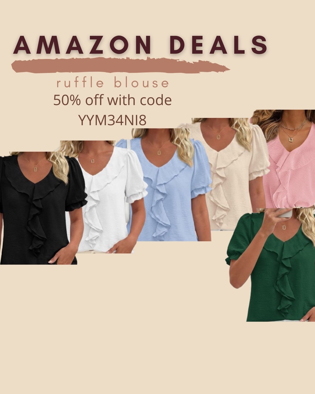 $12 ends 7/19

Amazon fashion
Amazon deals
Ruffle blouse
Workwear
Teacher outfit

#LTKSaleAlert