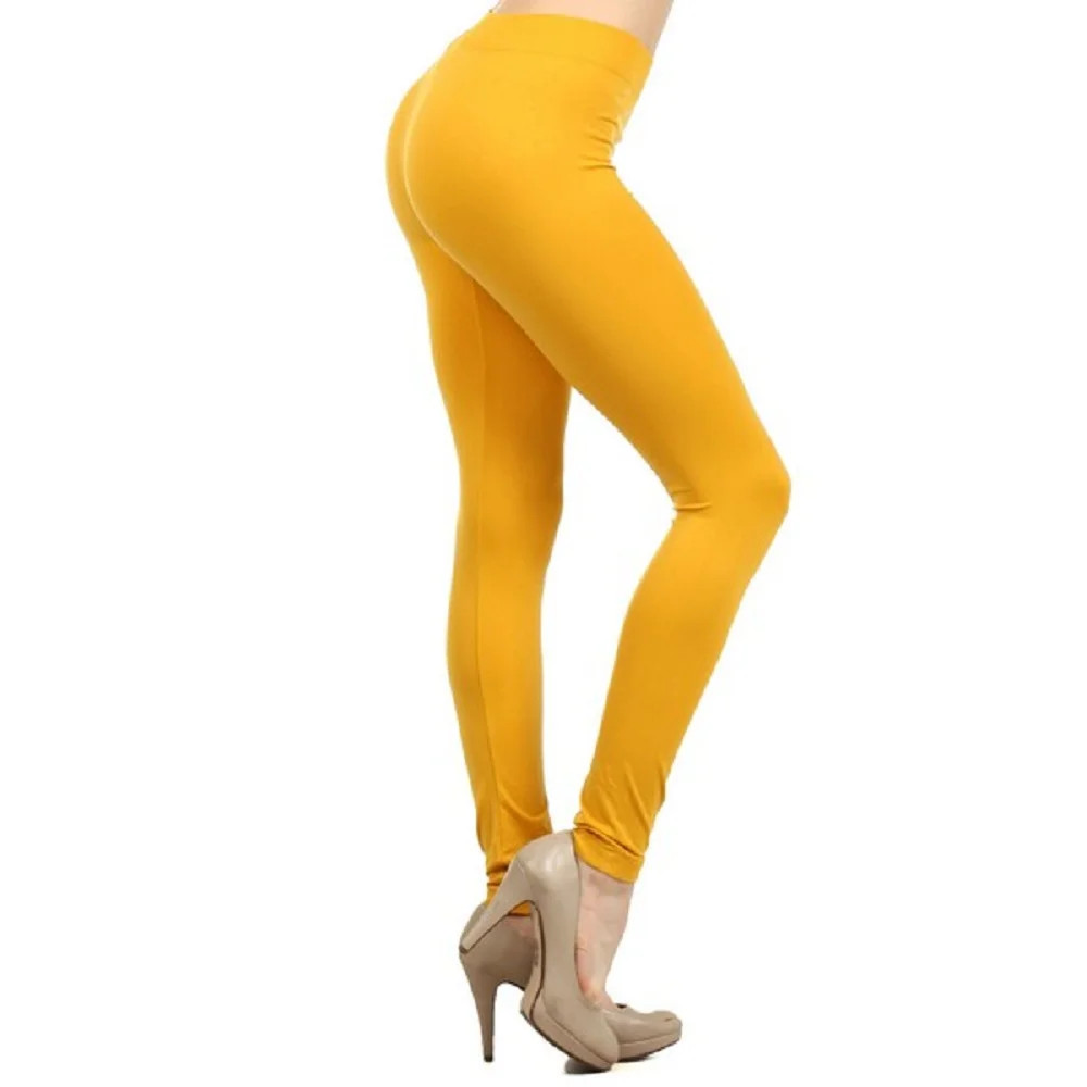 Women Seamless Leggings 4 Way Streacgy Workout Running Pants, MUSTARD | Walmart (US)