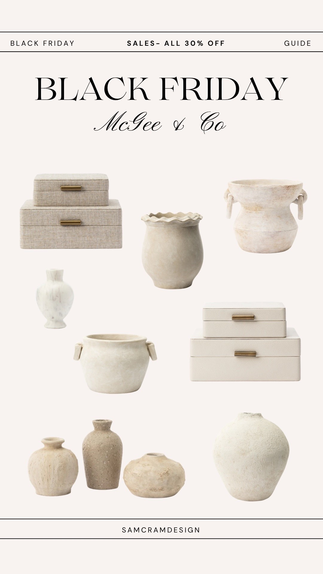 Shop my favorites from McGee & Co Black Friday! 