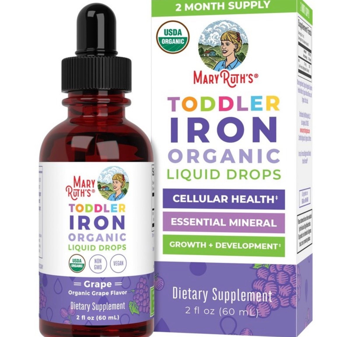 MaryRuth's Toddler Iron Drops, Grape 

#LTKBaby #LTKKids #LTKmomlife