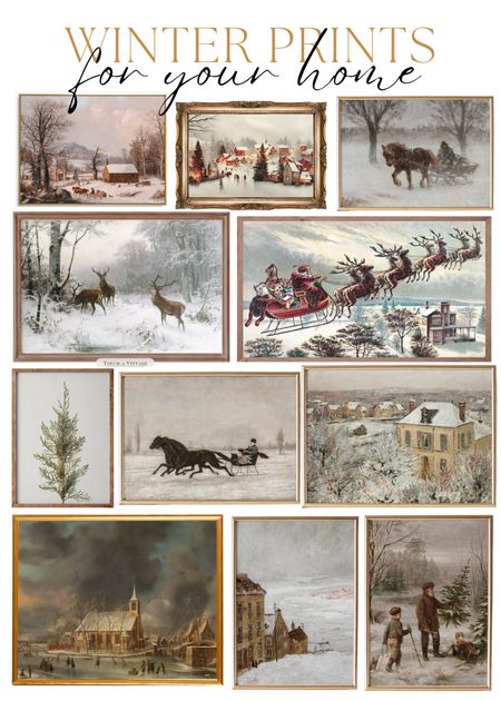 Vintage winter prints! 

Vintage winter prints, vintage wall decor, winter wall decor, vintage prints, winter pictures for wall, Deb and Danelle 


#LTKhome #LTKSeasonal #LTKHoliday