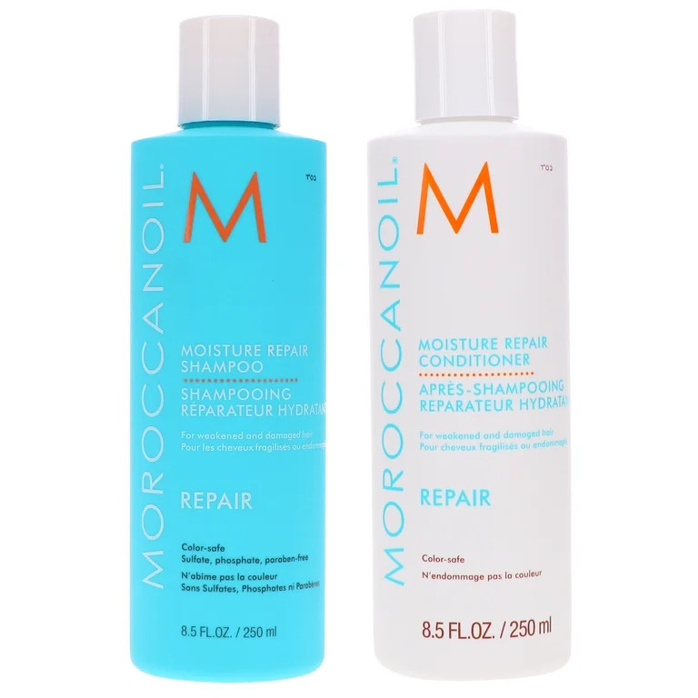 Moroccanoil Moisture Repair Shampoo 8.5 oz & Conditioner 8.5 oz Combo Pack | Walmart (US)