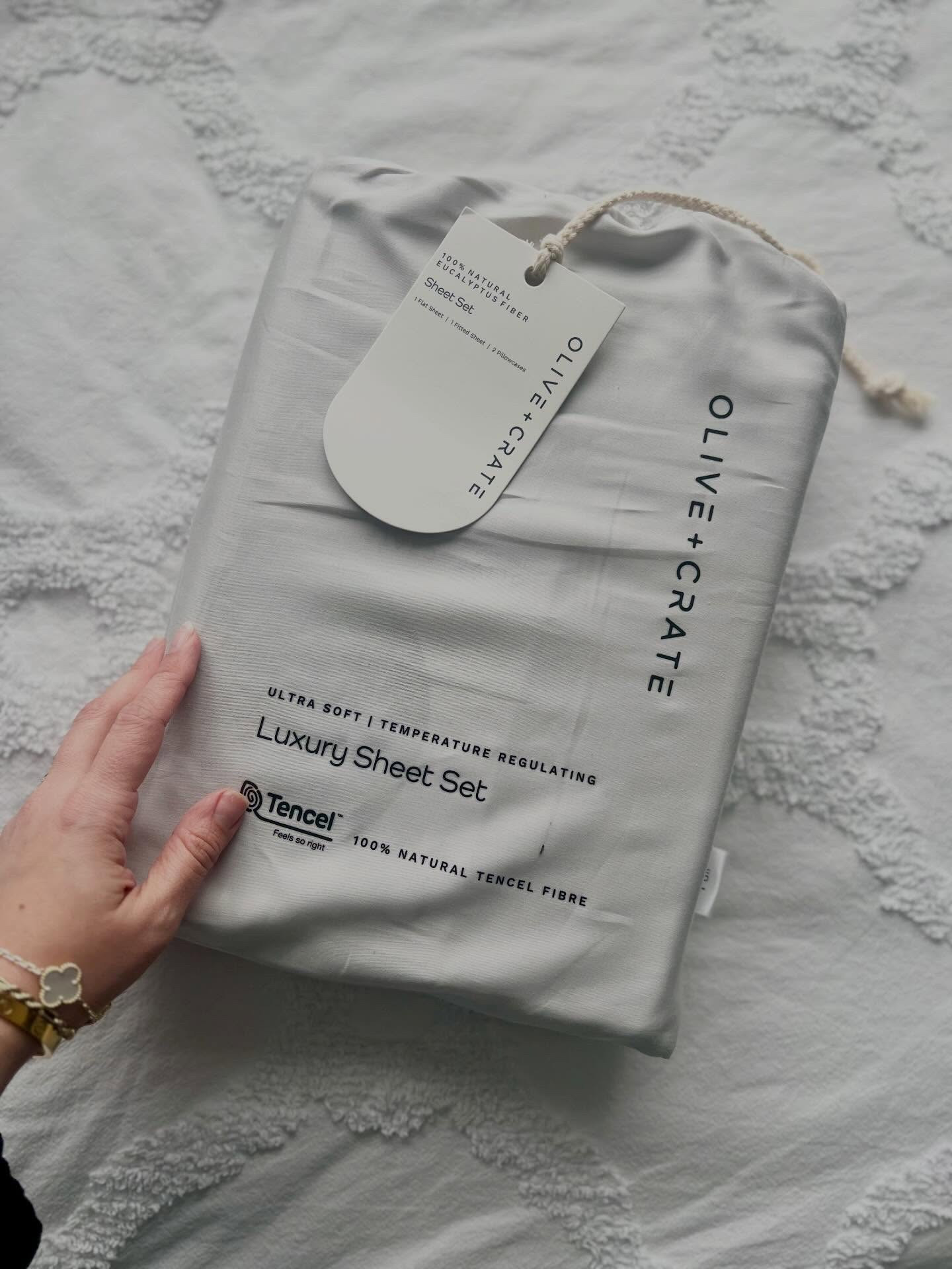 I never thought I’d be this passionate about sheets… but here we are.

I got the Olive & Crate Eucalyptus Sheets (Full Size) for my teenage son who sleeps hot (like… kicks the covers off by 2am hot 😅), and I’m officially converted.

These are made from eucalyptus fibers, which means they’re naturally cooling, breathable, and insanely soft — like that smooth, hotel-sheet feeling but somehow even better. No heavy heat-trapping. No stiff fabric. Just light, airy, temperature-regulating perfection.

They also have that effortless, elevated look — minimal, clean, and aesthetic without trying. The kind of sheets that make a room feel instantly calmer and more put together.

And the quality? You can feel it. They drape beautifully, wash well, and actually stay cool through the night.

If you’ve been searching for sheets that look good and help with overheating, these are it.

💬 Comment “SHOP” and I’ll send you all the details on where to buy.

Trust me… once you sleep on eucalyptus sheets, there’s no going back.

@oliveandcrate_og @stackinfluence #oliveandcrate #oliveandcratepartner