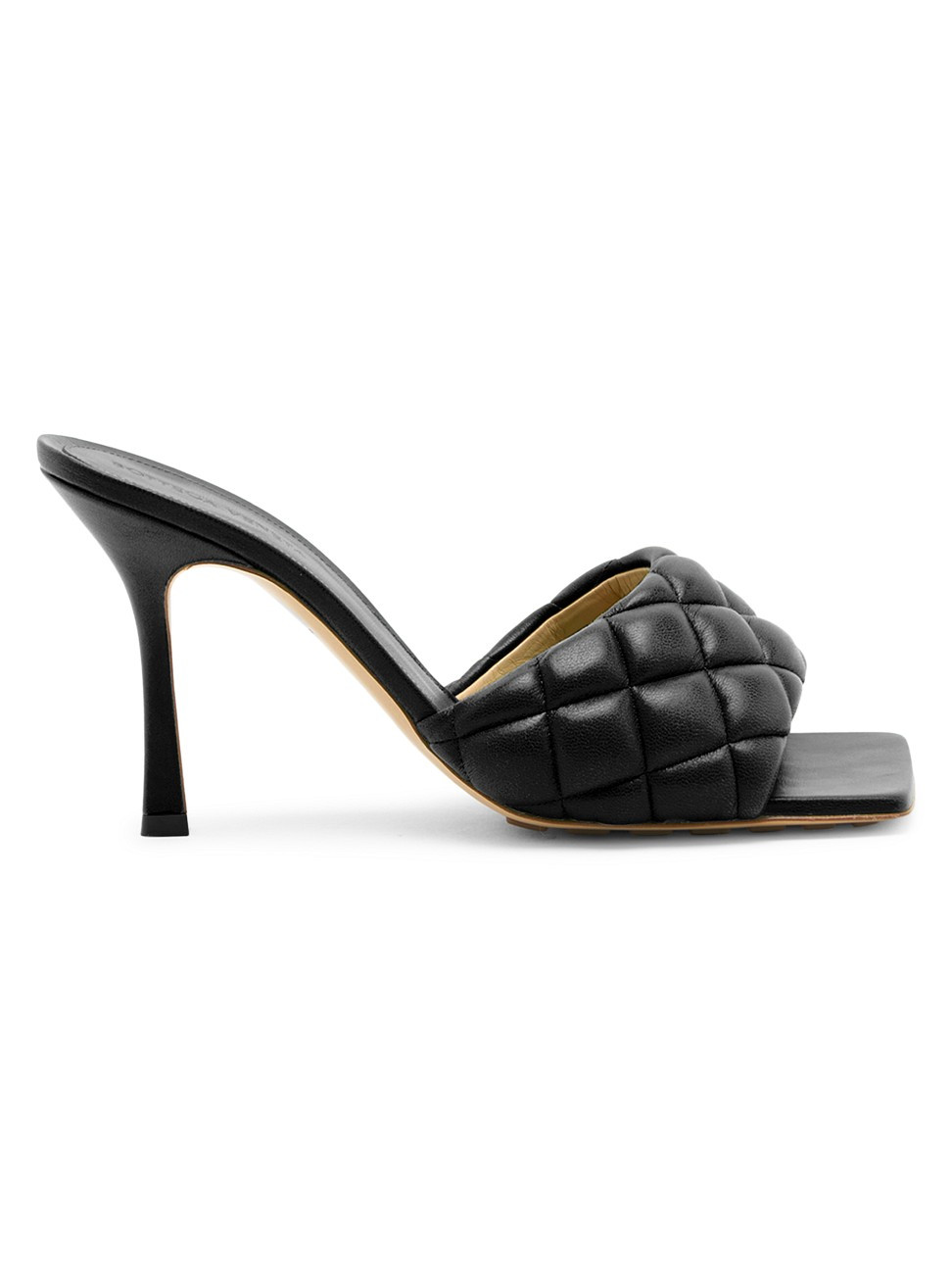 Women's Quilted Leather Mules - Black - Size 9.5 | Saks Fifth Avenue