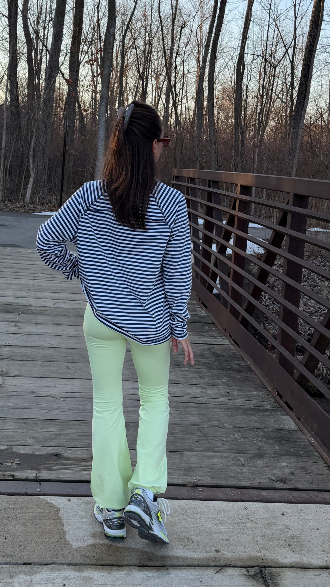 XS in both! Quick step bubble pants are better if you’re taller!