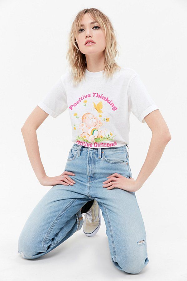 Care Bears Positive Thinking Tee - White S at Urban Outfitters | Urban Outfitters (US and RoW)