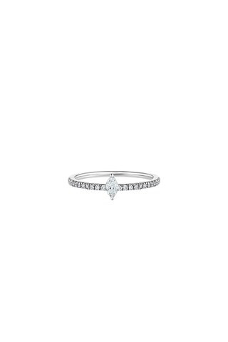 Marquis Diamond Pave Ring | FWRD 