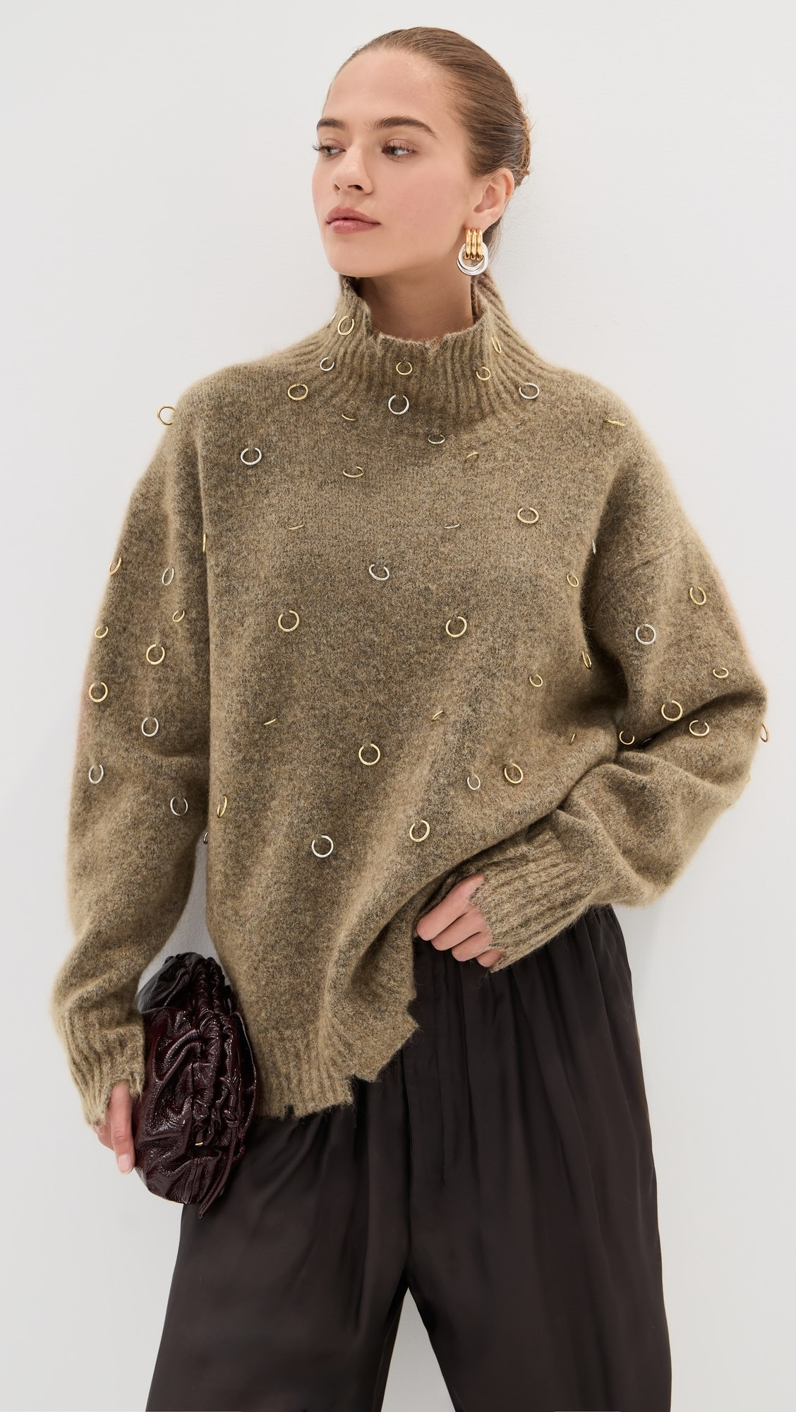 Precious Oversized Turtle Sweater | Shopbop