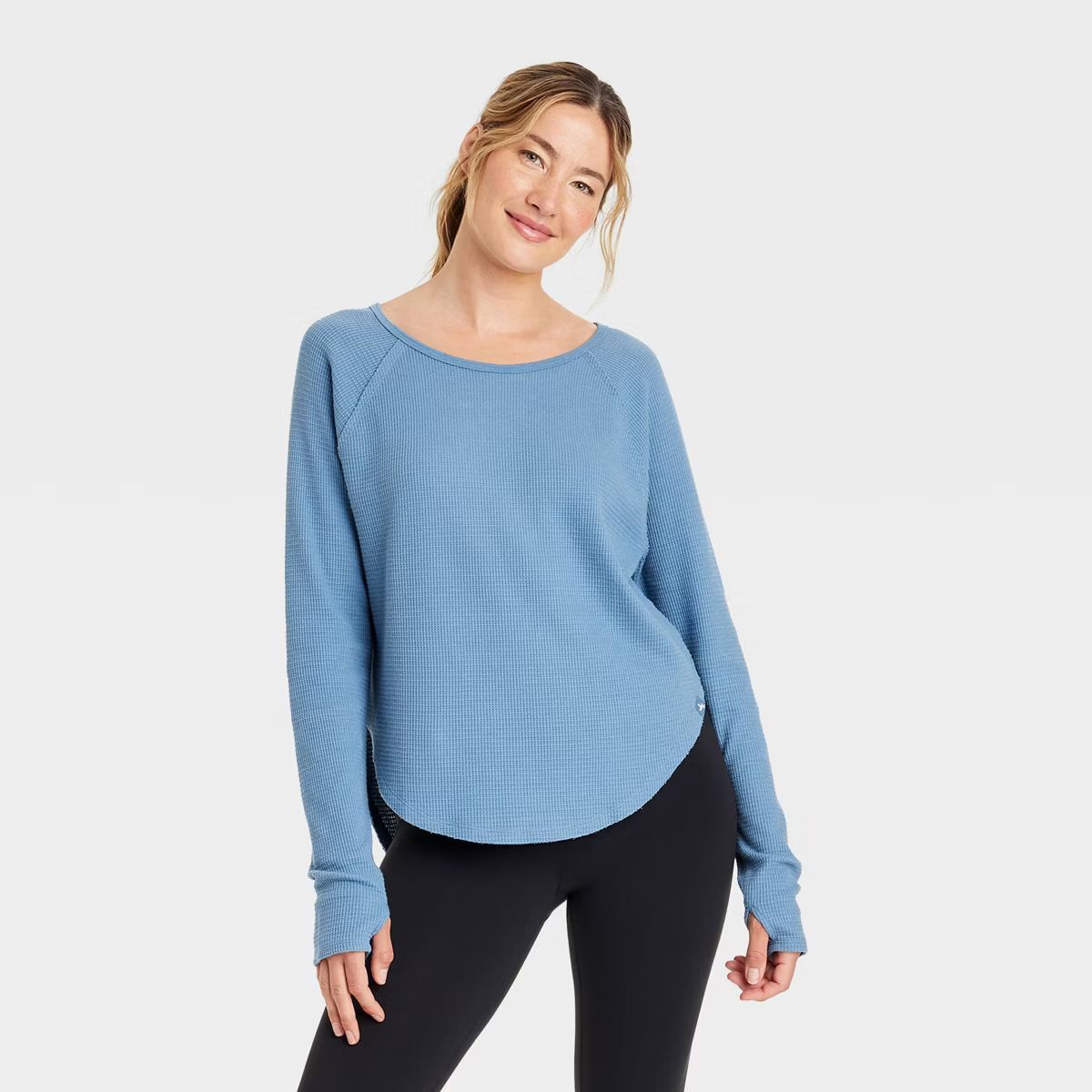 Women's Waffle Leggings-Friendly Long Sleeve Top - JoyLab™ | Target