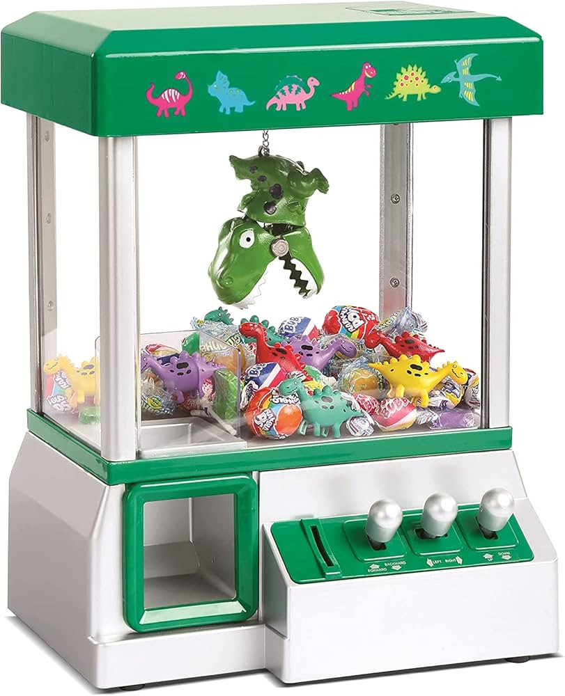 Bundaloo Claw Machine Arcade Game with Sound, Cool Fun Mini Candy Grabber Prize Dispenser Vending... | Amazon (US)