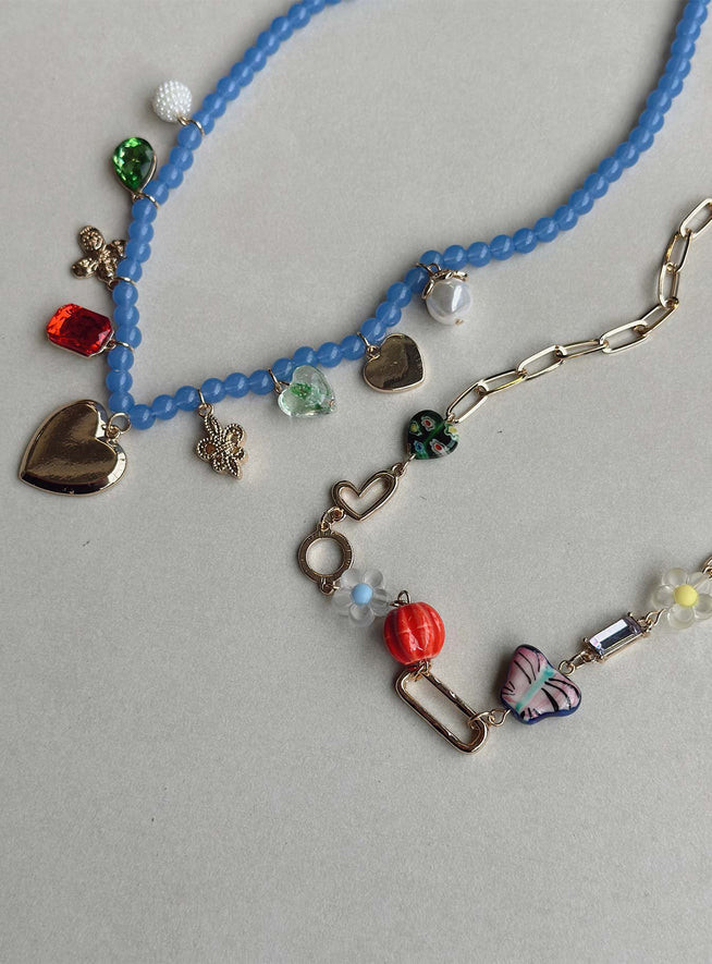 Villaz Necklace Multi | Princess Polly US