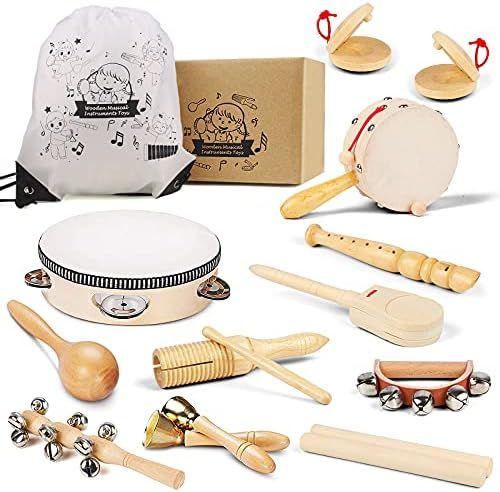 Chriffer Kids Musical Instruments Toys, Percussion Instruments Set with Xylophone, Preschool Educ... | Amazon (US)