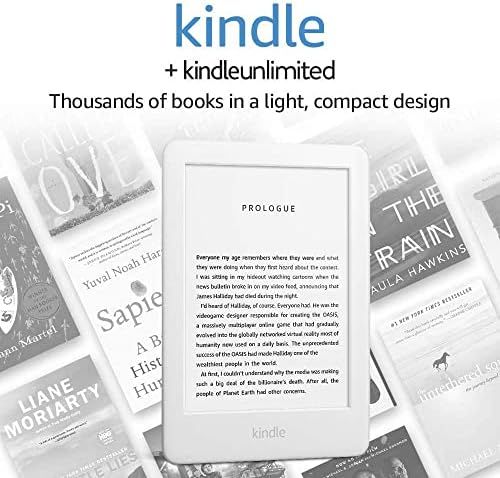 Kindle (2019 release) - With a Built-in Front Light - White + 3 Months Free Kindle Unlimited (wit... | Amazon (US)