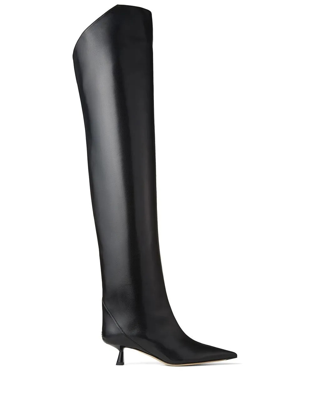 Jimmy Choo Vari 45mm thigh-high Boots - Farfetch | Farfetch Global