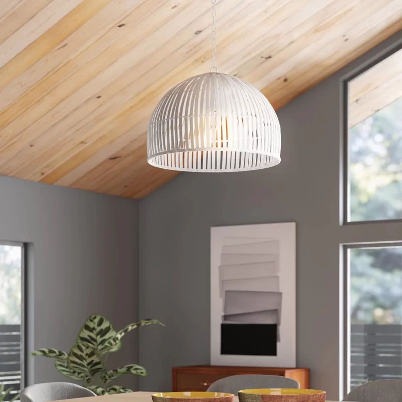 Devera 1-Light Single Dome Pendant | Wayfair North America