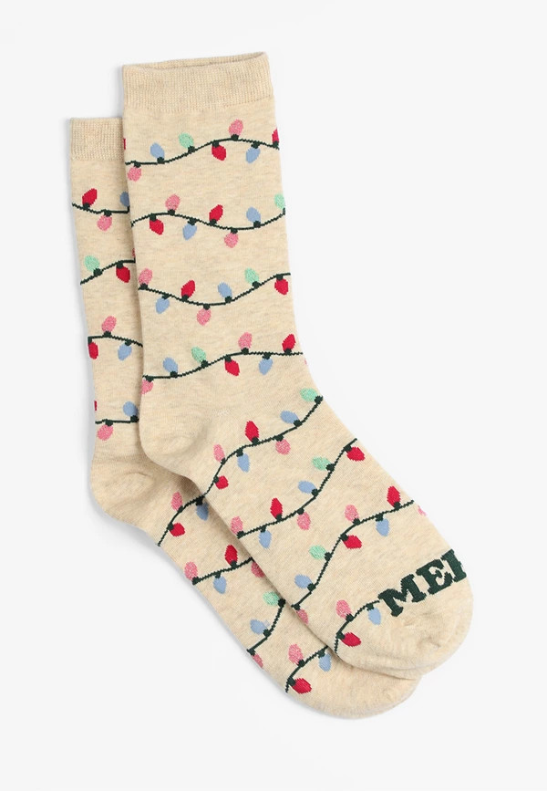 Merry And Bright Crew Socks | Maurices