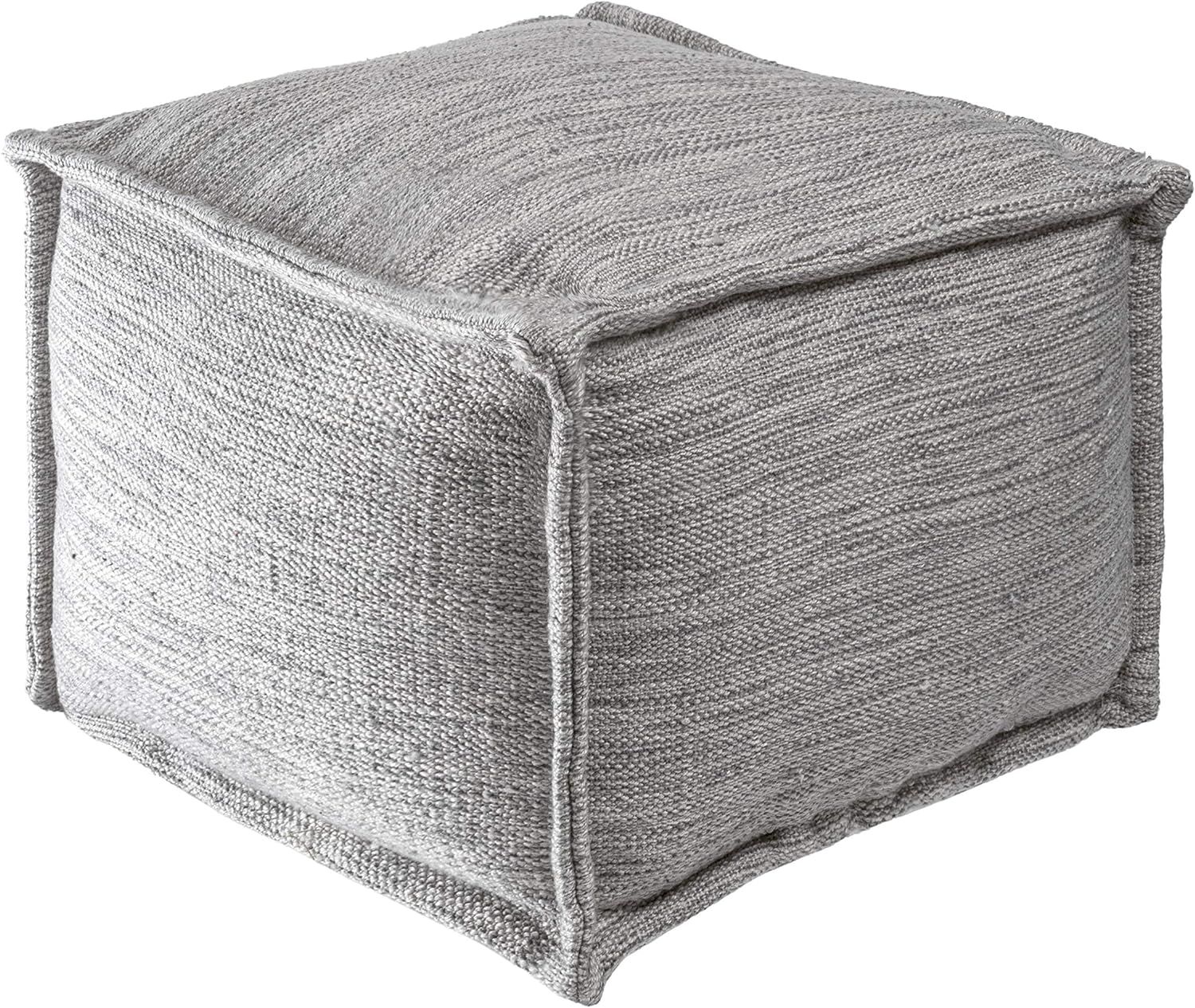 nuLOOM Sofia Casual Solid Indoor/Outdoor Filled Ottoman Pouf | Amazon (US)