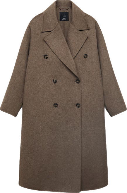 MANGOWomen's Handmade Oversized Wool Coat | Macy's