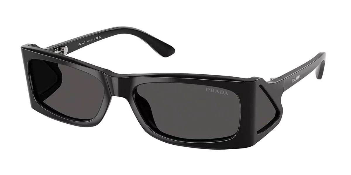 Prada PR B03S 1AB5S0 Men's Sunglasses Black Size 56 | SmartBuyGlasses Global