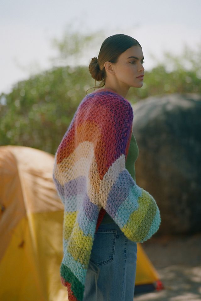 Rainbow Knit Cardigan | Anthropologie (US)