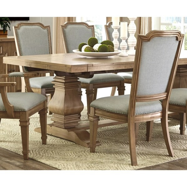 Vintage 18th Century French Neoclassic Design Double Pedestal Dining Table (As Is Item) | Bed Bath & Beyond